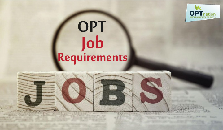 Opt Job Requirements