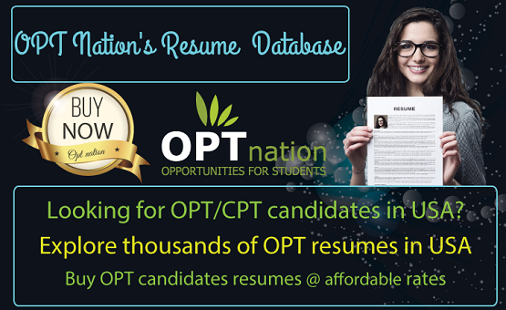 OPT resumes in USA