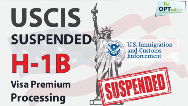 H-1B Premium Processing suspended from 3rd April