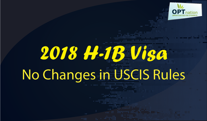 H1B visa application - no changes by Trump