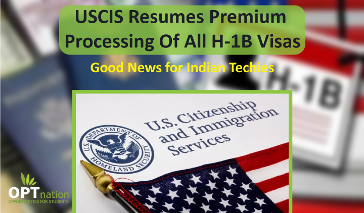 H1B Visa Premium Processing Resumes