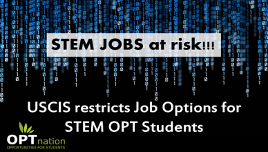 USCIS restricts third party Placement of STEM OPT Students