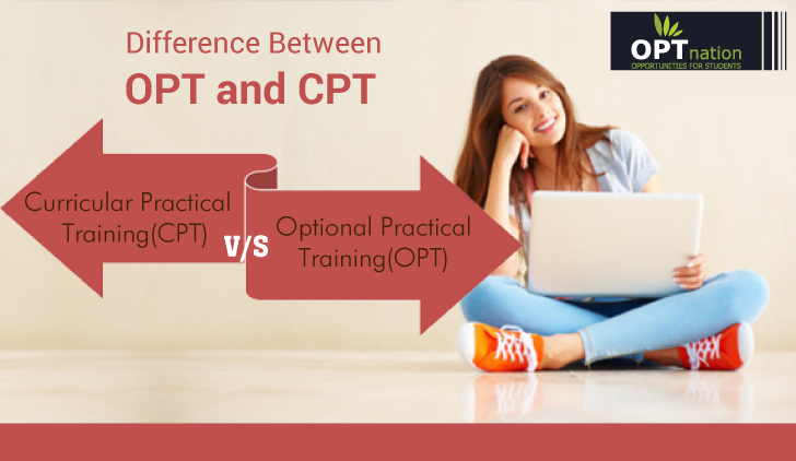 difference between opt and cpt, cpt vs opt, Optional Practical Training, Curricular Practical Training