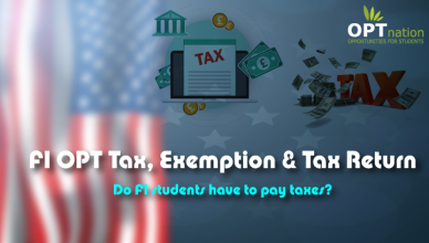 F1 OPT tax filing process, F1 visa tax exemption, Opt student tax rate, Student FICA exemption, Tax percentage for opt students,