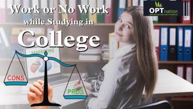 working while in college, ros and cons of working while studying