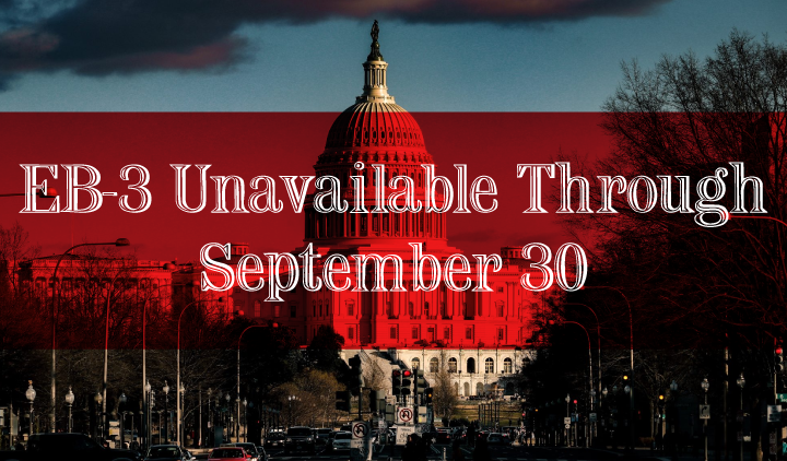 EB-3 Unavailable Through September 30 - OPTnation