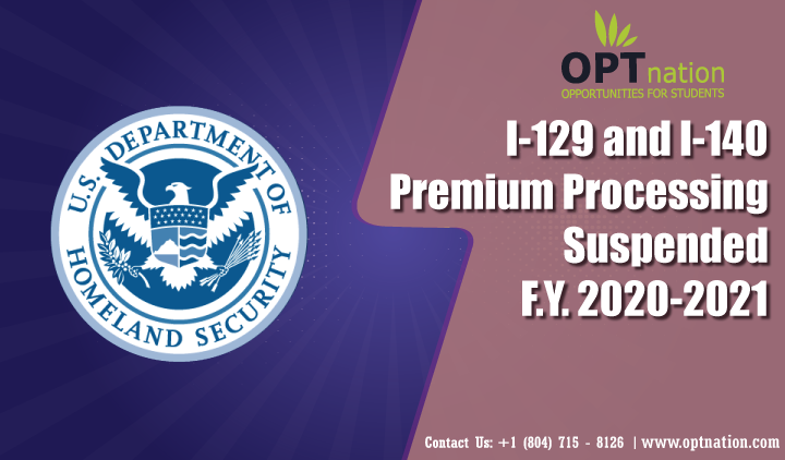 USCIS Suspends Premium Processing for All I-129 and I-140 due to COVID-19