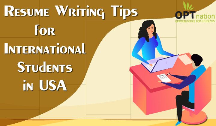 resume writing tips for international students in usa