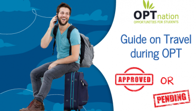 OPT Travel - Traveling While OPT is pending , opt travel risk