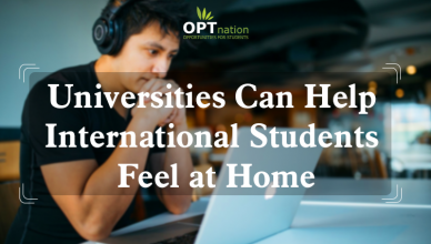 how can universities help international students feel at home