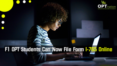 USCIS allows Online Filing of Form I-765 for F-1 Students Applying for OPT