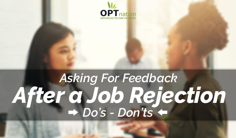 Asking for Feedback after Job Rejection