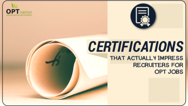 Certifications That Actually Impress Recruiters For OPT Jobs
