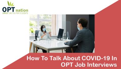 How To Talk About COVID-19 In OPT Job Interviews