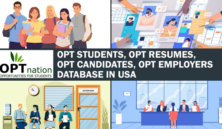 OPT students and candidates resumes database for opt employers 2022