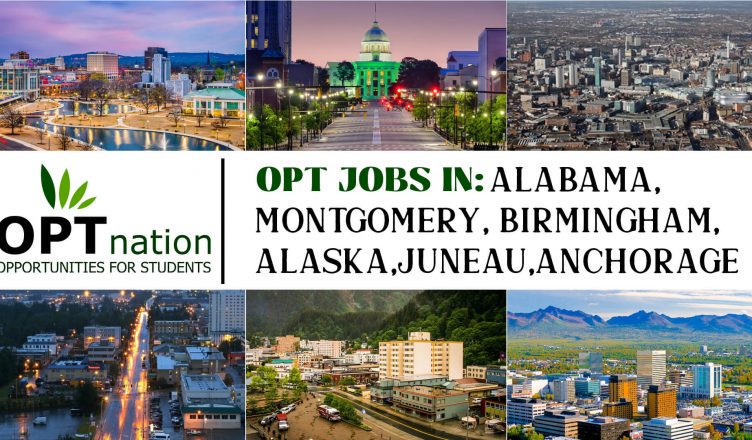 Jobs om OPT in Alabama, Montgomery, Birmingham, Alaska, Juneau & Anchorage