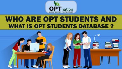 Who are opt students & what is opt students database
