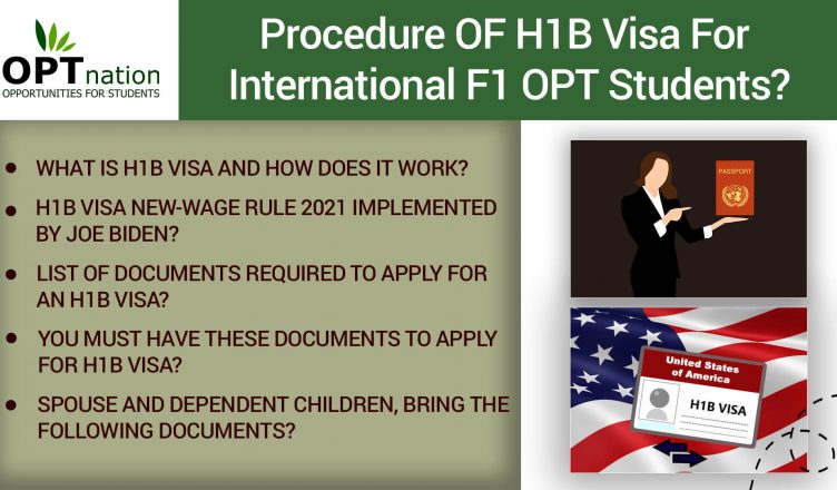 H1B Visa USA H1B Companies Sponsor H1B for F1 OPT Students