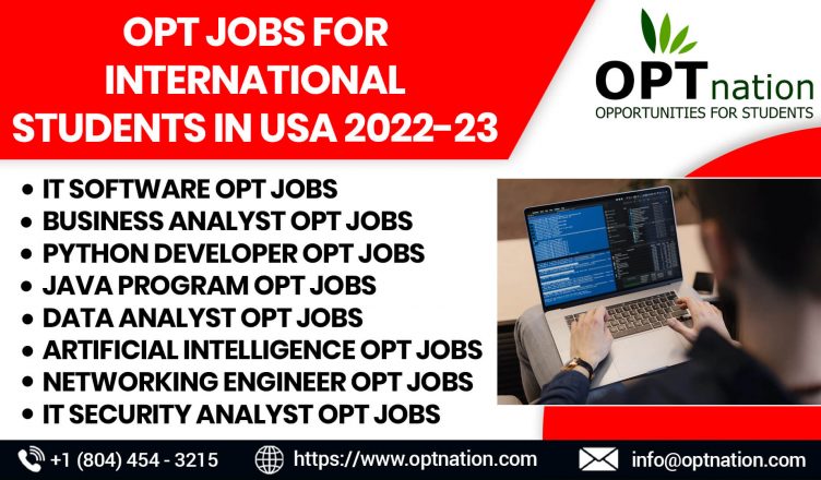 OPT Jobs for International Students in USA