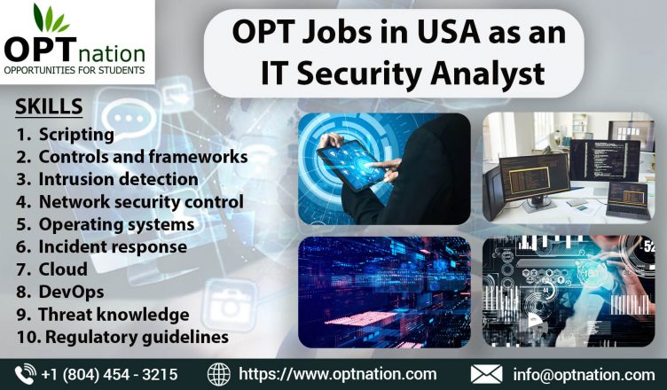 OPT Jobs in USA as an IT Security Analyst