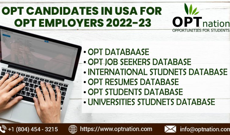 OPT Candidates in USA