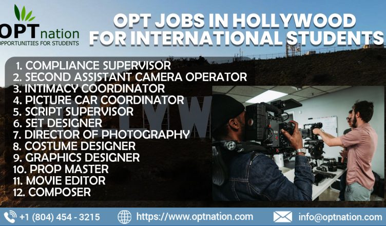 OPT Jobs in Hollywood for International Students in USA