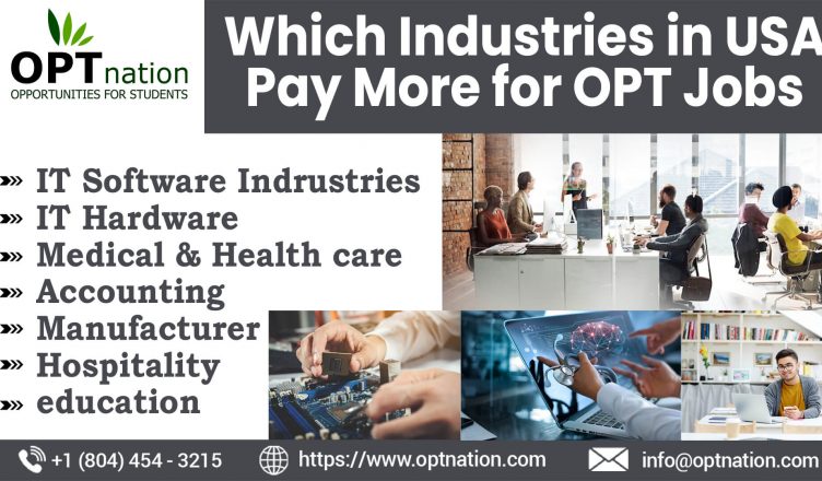 Which Industries in USA Pay More for OPT Jobs