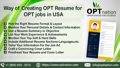 3 Way's of Creating OPT Resume for OPT jobs in USA