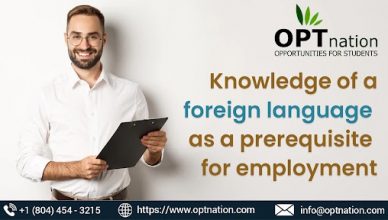 Knowledge of a foreign language as a prerequisite for employment