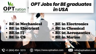 OPT Jobs in USA for BE Graduates