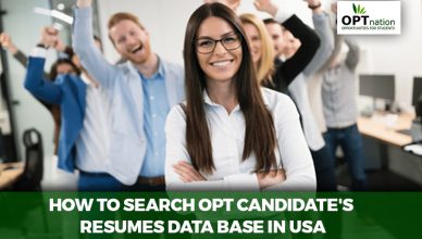 How to Search OPT Candidates Resumes Database USA