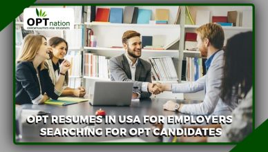 OPT Resume in USA For Employers searching for Candidates