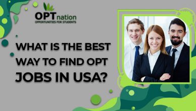 What is the best way to find OPT jobs in USA?