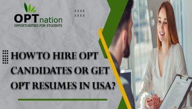 How to hire OPT Candidates or get OPT Resumes in USA?