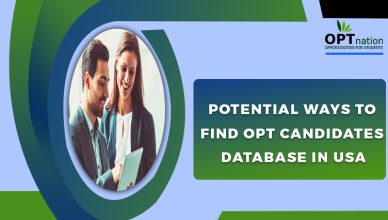 Potential ways to find OPT candidates database in USA