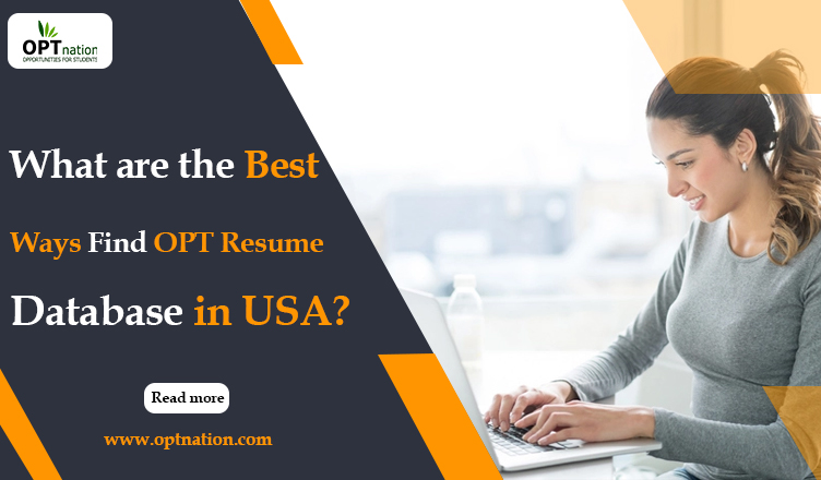 What are the Best Ways to Find OPT Resume Database in USA?