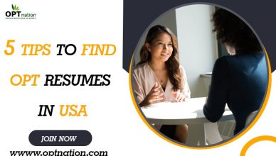 5 Tips To Find OPT Resume in USA