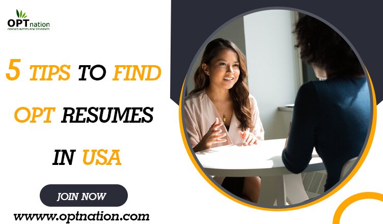 5 Tips To Find OPT Resume in USA