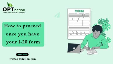 How to proceed once you have your I-20 form