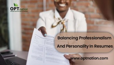 Balancing Professionalism And Personality In Resumes