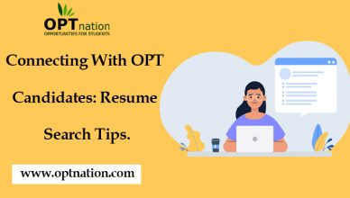 Connecting With Opt Candidates: Resume Search Tips