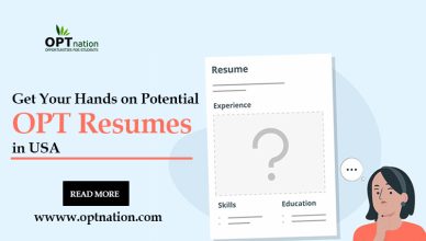 Get Your Hands on Potential OPT Resumes in USA