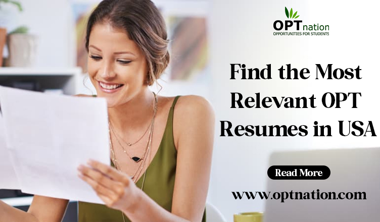 Find the Most Relevant OPT Resumes in USA