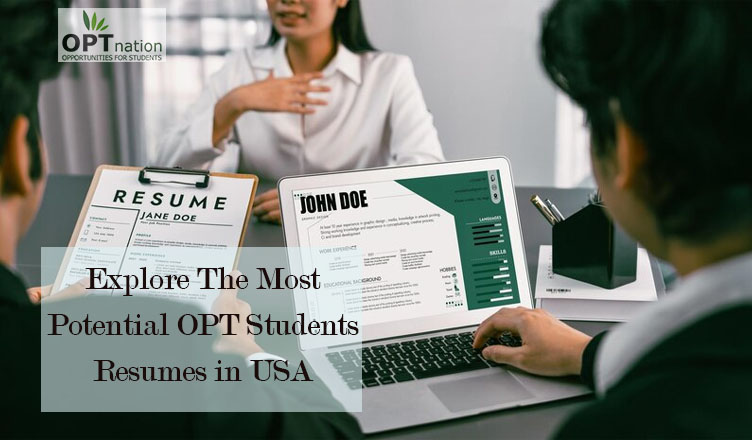 Explore The Most Potential OPT Students Resumes in USA