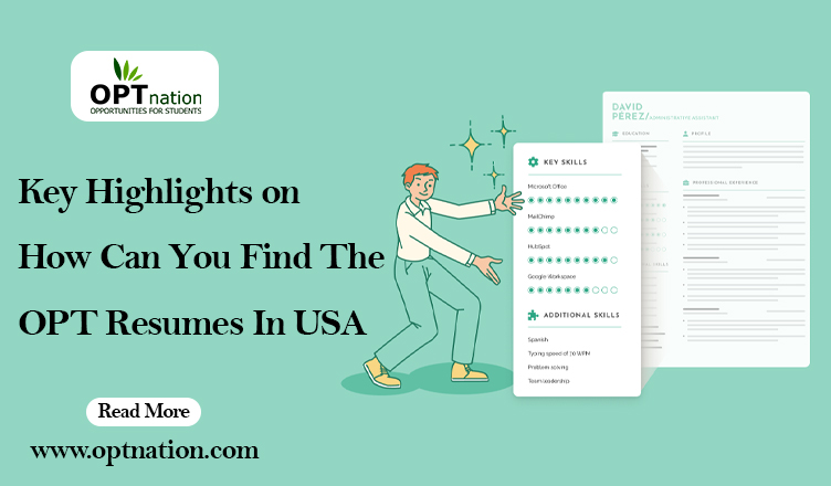 Key Highlights on How Can You Find The OPT Resumes In USA