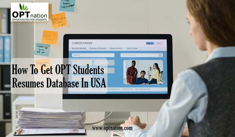 How to Get OPT Students Resumes Database in USA