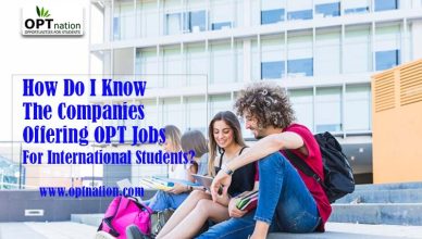 How Do I Know The Companies Offering OPT Jobs For International Students?