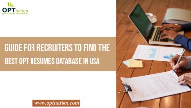 Guide for Recruiters to Find the Best OPT Resumes Database in USA