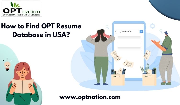 opt jobs in usa, OPT Resume Database in USA