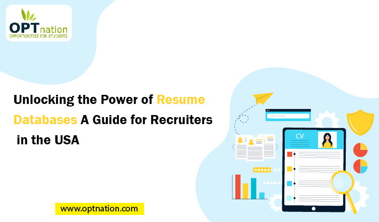 resume databases, optnation, opt resume bank